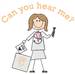 Can You Hear Me embroidery design
