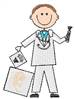 Male Audiologist embroidery design