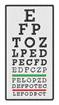 Eye Chart embroidery design