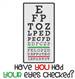 Eyes Checked embroidery design