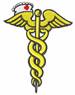 Caduceus embroidery design