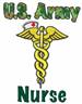 US Army Nurse embroidery design