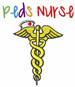 Peds Nurse embroidery design