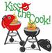 Kiss The Cook embroidery design