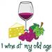 I Wine embroidery design