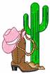 Little Cowgirl embroidery design