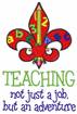 Teaching embroidery design