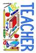 Teacher embroidery design