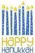Happy Hanukkah embroidery design