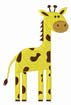 Giraffe embroidery design