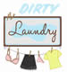 Dirty Laundry embroidery design