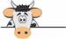 Cow embroidery design