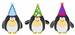 Party Penguin embroidery design