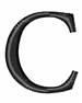 Minion Font C embroidery design