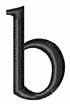 Minion Font b embroidery design