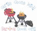 Grills Gone Wild embroidery design