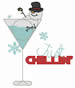 Just Chillin embroidery design