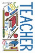 Teacher embroidery design