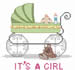 Its A Girl embroidery design