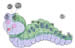Caterpillar embroidery design