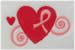 Pink Ribbon Heart embroidery design