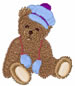 Teddy embroidery design
