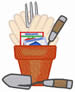 Garden Tools embroidery design