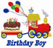 Birthday Boy embroidery design