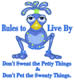 Rules To Live By embroidery design