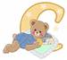 Teddy Alphabet C embroidery design