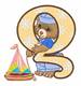 Teddy Alphabet Q embroidery design