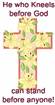 He Who Kneels embroidery design