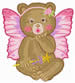 Bear Angel embroidery design