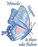 Miracles Happen embroidery design