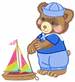 Sailor Teddy embroidery design