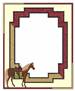 Horse Frame embroidery design