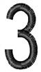Arial Narrow 3 embroidery design