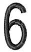 Arial Narrow 6 embroidery design