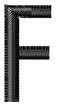 Arial Narrow F embroidery design