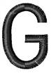 Arial Narrow G embroidery design