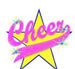 Cheer Star embroidery design