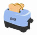 Toaster embroidery design