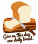 Our Daily Bread embroidery design