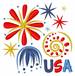 USA embroidery design