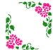 Floral Corners embroidery design