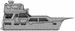 Boat embroidery design