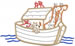 Noahs Ark embroidery design