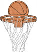 Basketball Net embroidery design