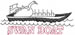 Boston Swan Boat embroidery design
