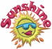 Sun Cool embroidery design